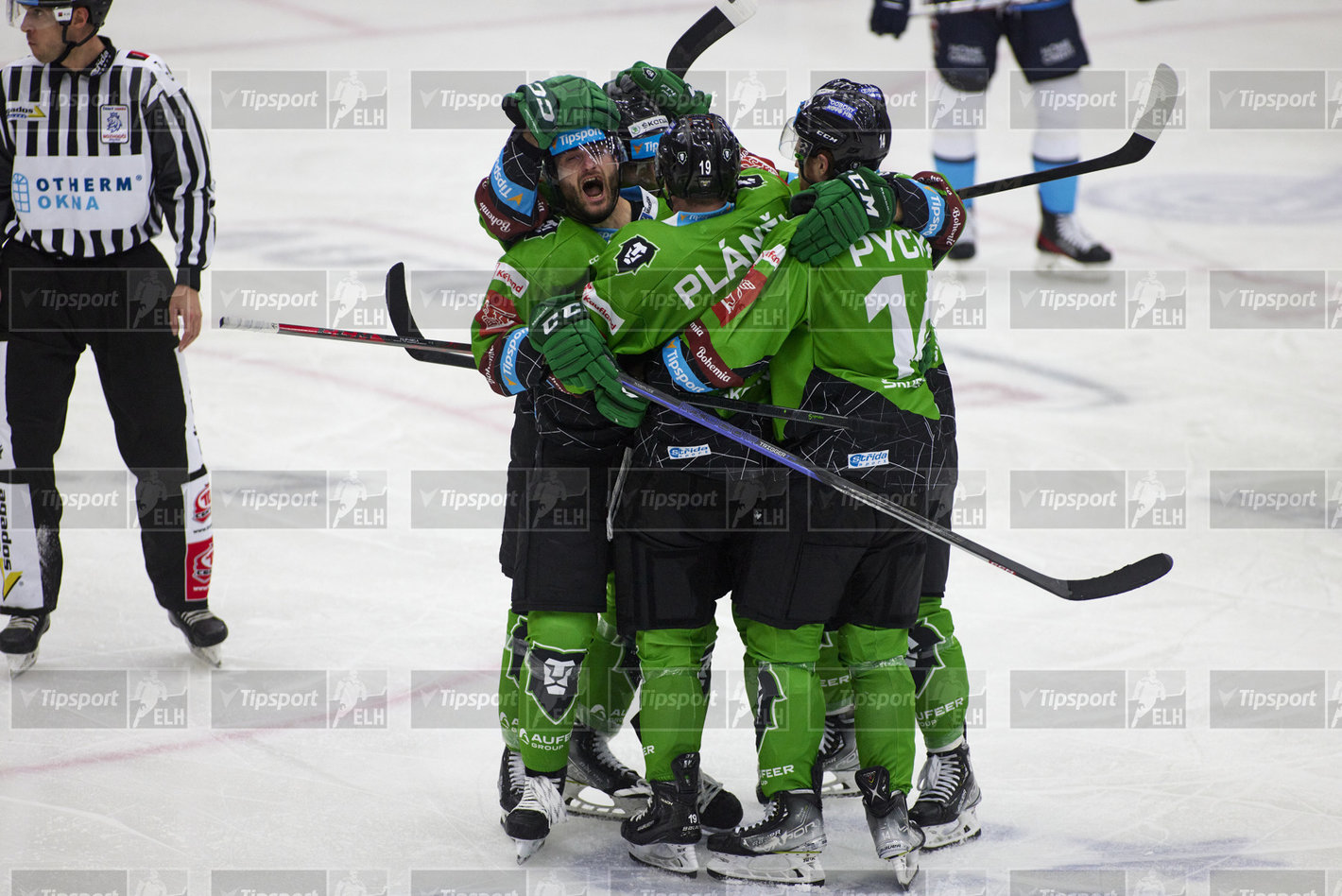 Mladá Boleslav se raduje z 1. gólu. Foto: Jiří Princ