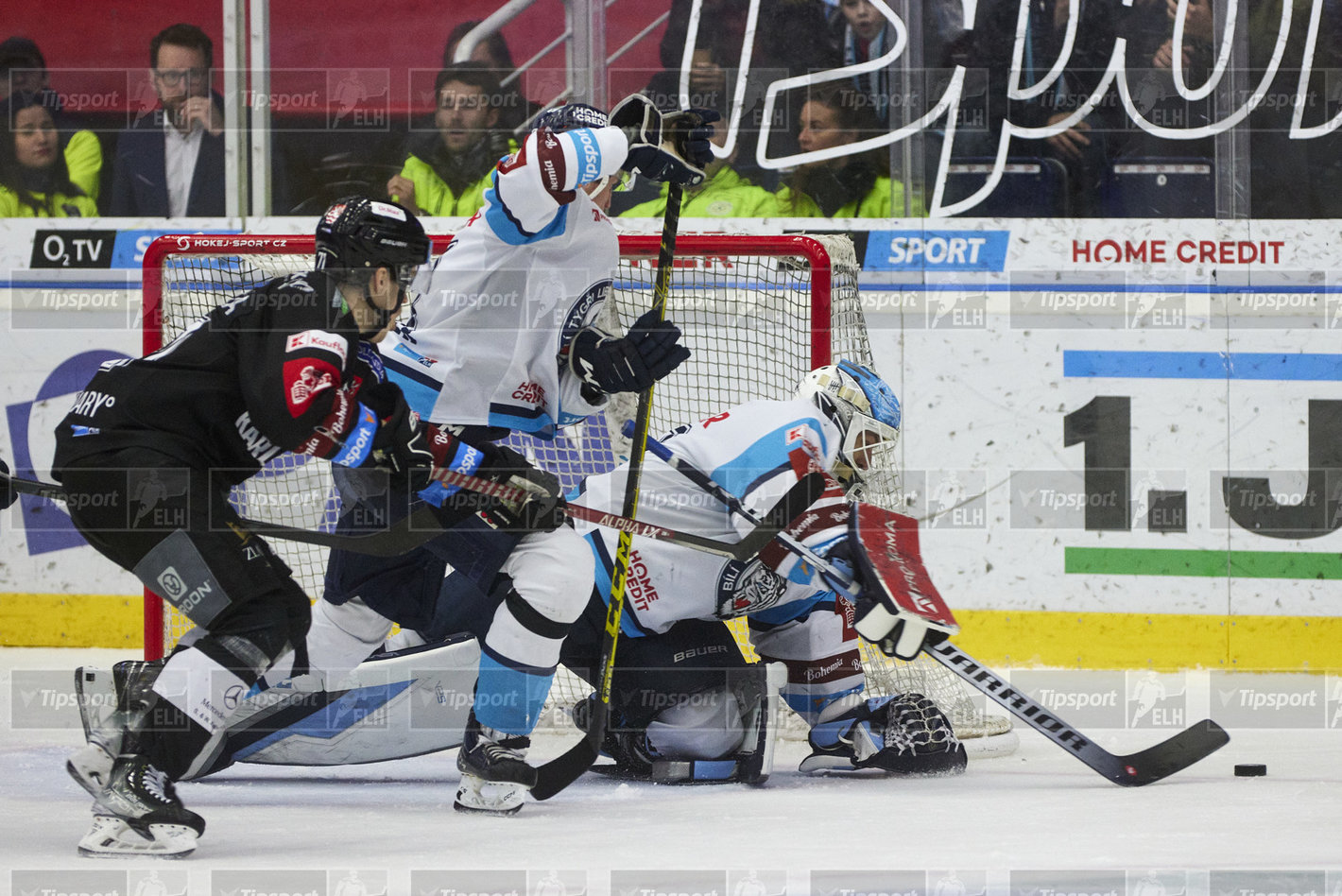 Zákrok libereckého brankaře. Foto: Jiří Princ