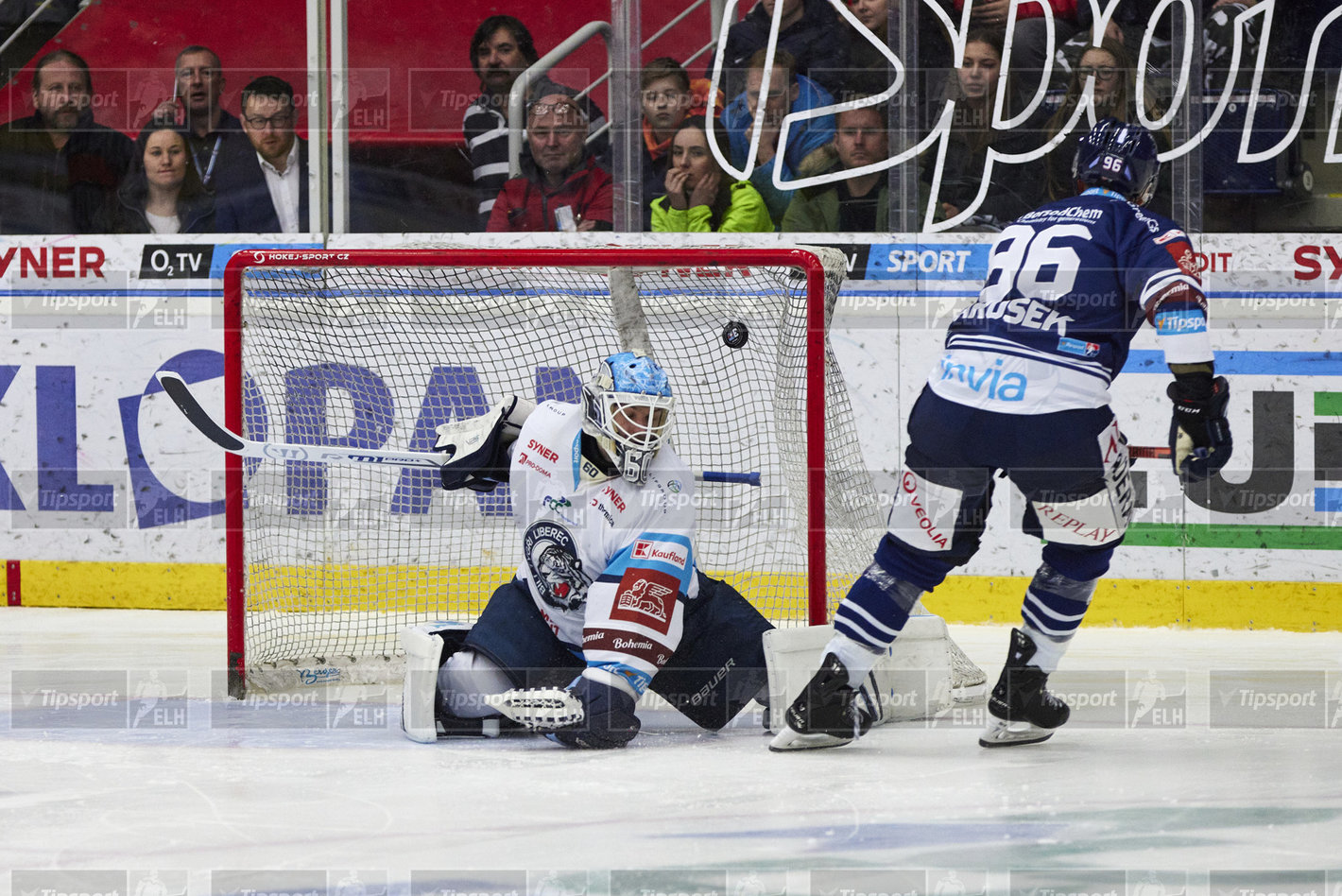 Proměněný nájezd Vítkovic. Foto: Jiří Princ