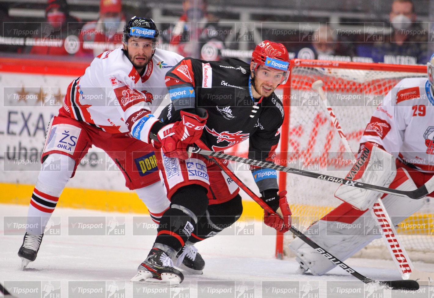 Marko Daňo před olomouckou brankou. Foto: Marian Ježowicz