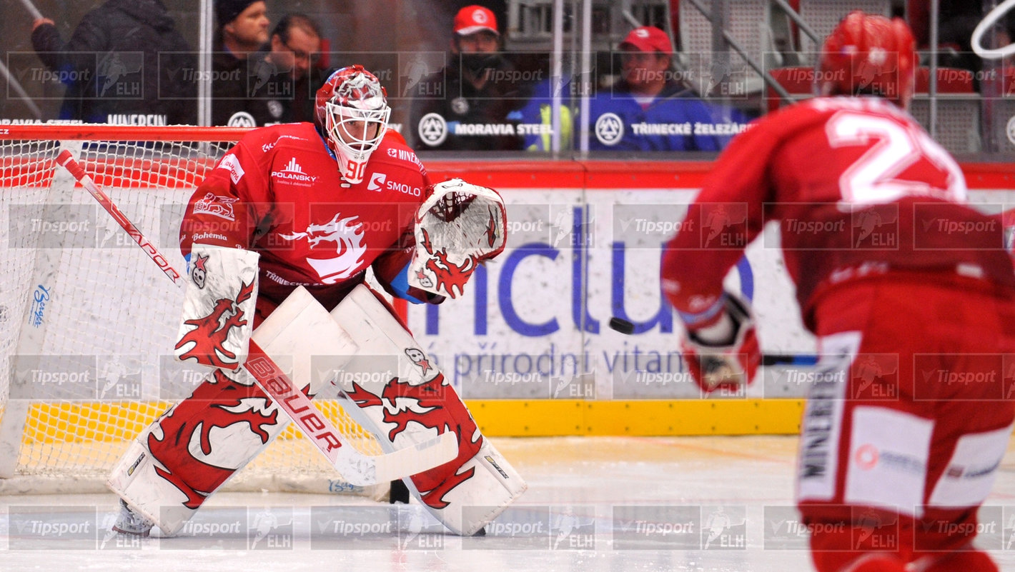 Ondřej Kacetl při rozbruslení. Foto: Marian Ježowicz