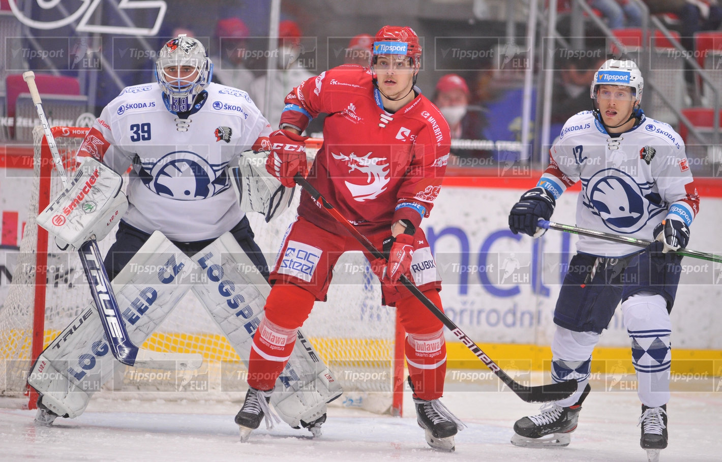 Andrej Nestrašil před plzeňskou brankou. Foto: Marian Ježowicz