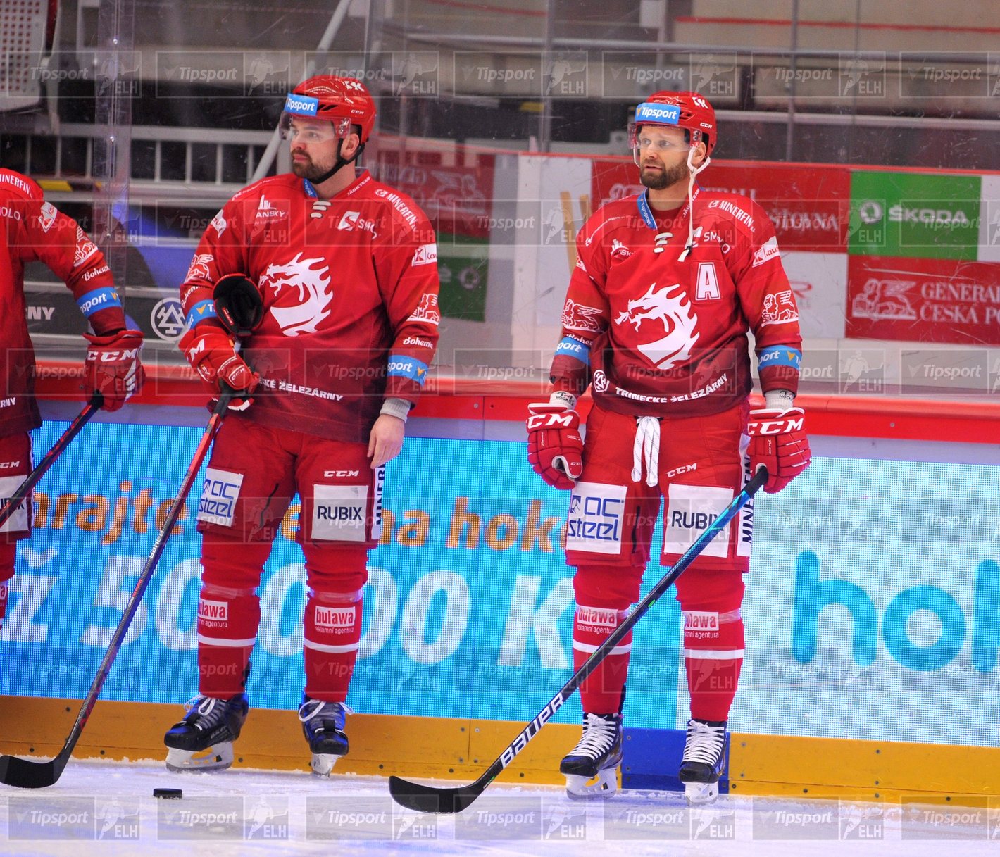 Martin Růžička při rozbruslení. Foto: Marian Ježowicz